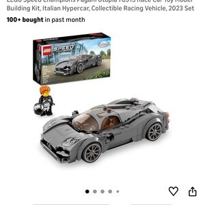 LEGO Speed Champions Gray and Black Hypercar Set